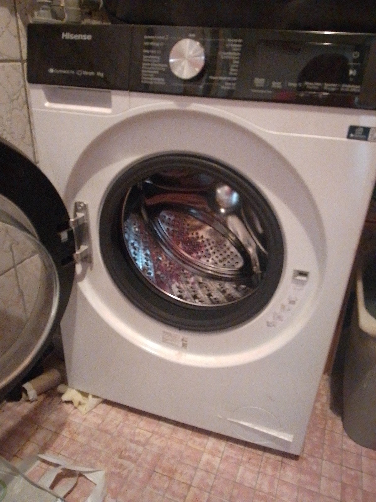 Hisense Wasmachine 8kg - Zo goed als nieuw, Ophalen, 1200 tot 1600 toeren, Energieklasse A of zuiniger, 8 tot 10 kg