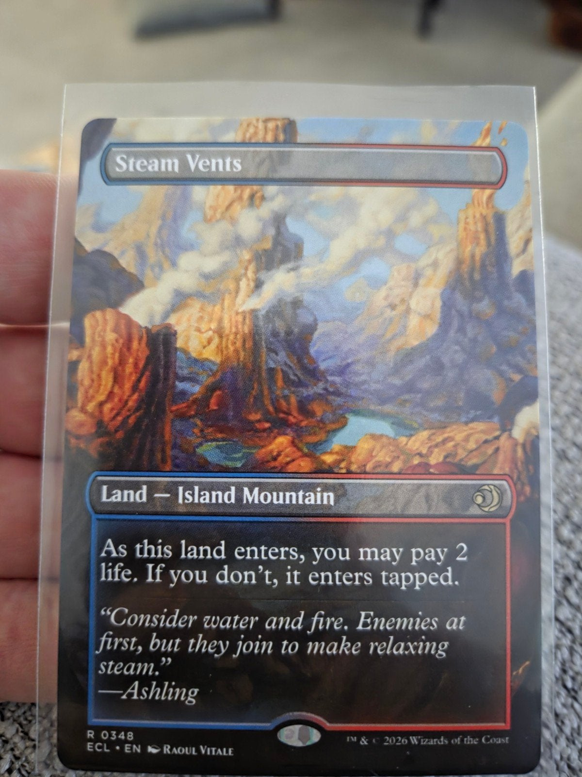 Mtg Steam Vents, Hobby en Vrije tijd, Verzamelkaartspellen | Magic the Gathering, Ophalen of Verzenden, Nieuw, Losse kaart