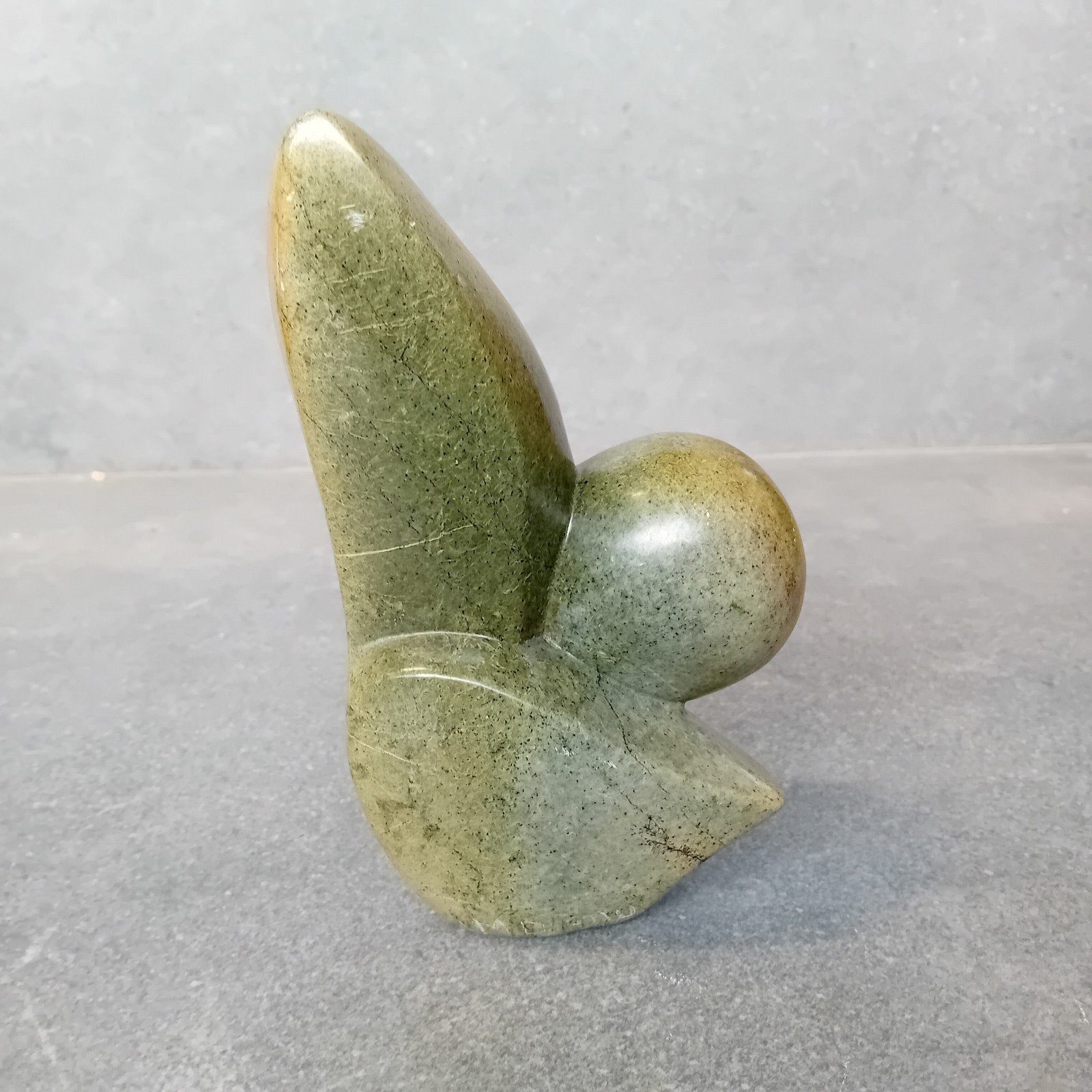 Abstracte sculptuur van steen, Zimbabwe, Antiek en Kunst, Minder dan 20 cm, Verzenden, Handgemaakt, Steen of Keramiek