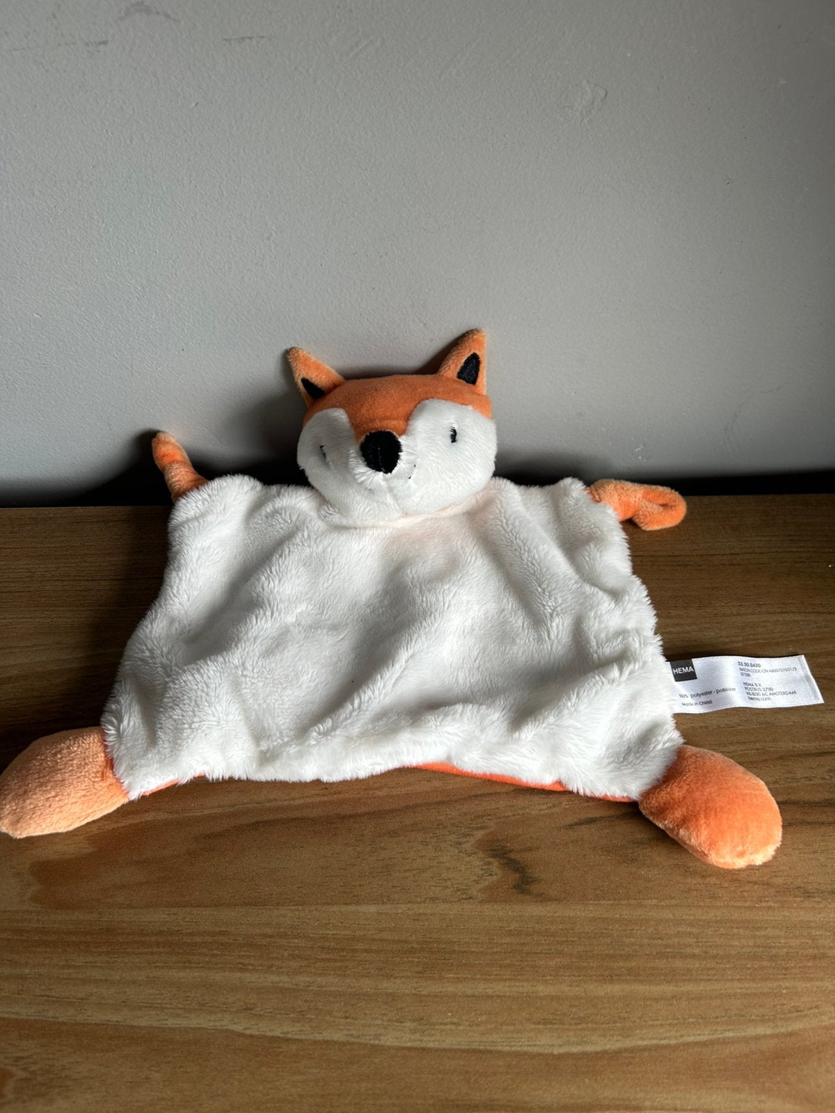Hema vos knuffeldoekje knuffeldoek knuffel, Kinderen en Baby's, Speelgoed | Knuffels en Pluche, Verzenden, Zo goed als nieuw, Overige typen