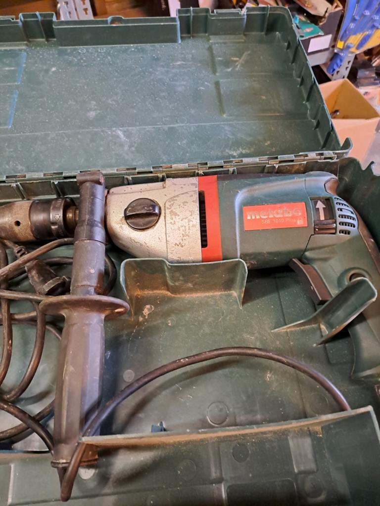 Metabo klopboormachine, Ophalen of Verzenden, Gebruikt, Boormachine