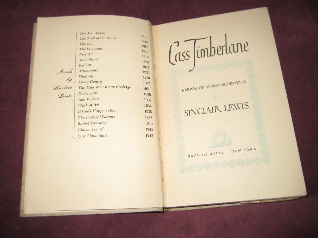 SInclair Lewis by Cass Timberlane (69), Antiek en Kunst, Ophalen of Verzenden
