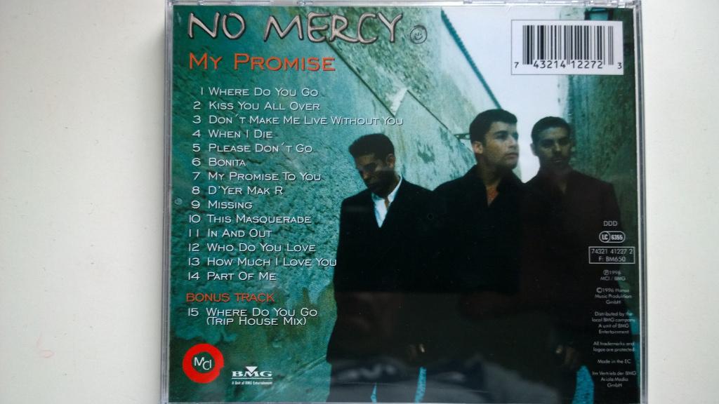 No Mercy - My Promise, Ophalen of Verzenden, Zo goed als nieuw