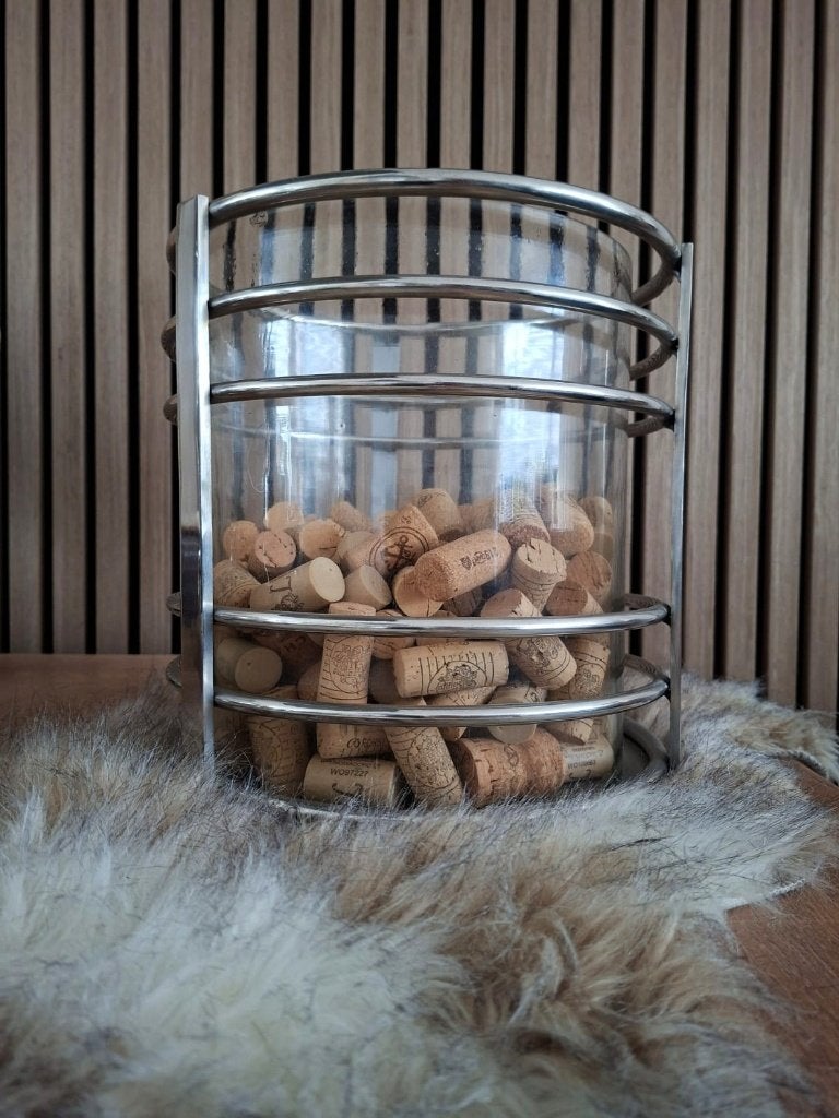 Windlicht groot, Ophalen of Verzenden, Zo goed als nieuw, Glas, Windlicht