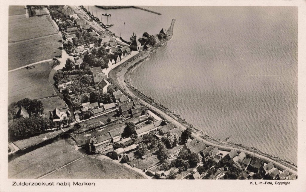 Durgerdam KLM Luchtfoto ZR1335, Ophalen, 1920 tot 1940, Ongelopen, Noord-Holland