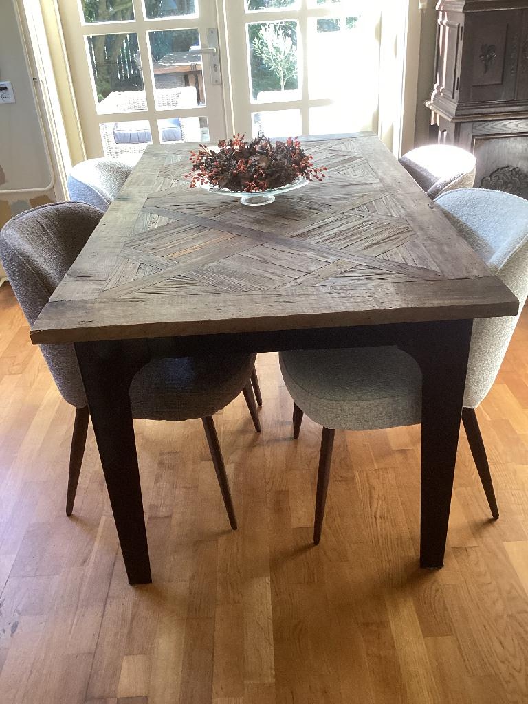 Eettafel, Ophalen, Gebruikt, 50 tot 100 cm, 150 tot 200 cm