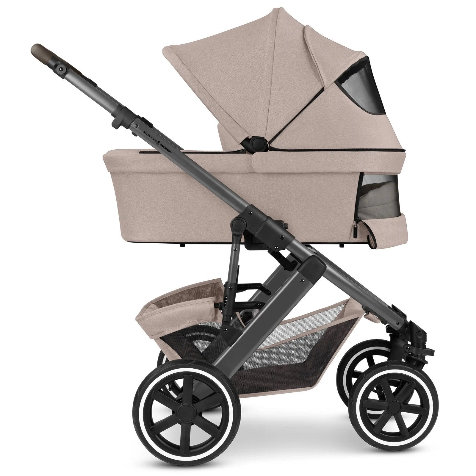 Complete kinderwagen met accessoires abc design salsa air4, Overige merken, Gebruikt, Ophalen of Verzenden, Combiwagen