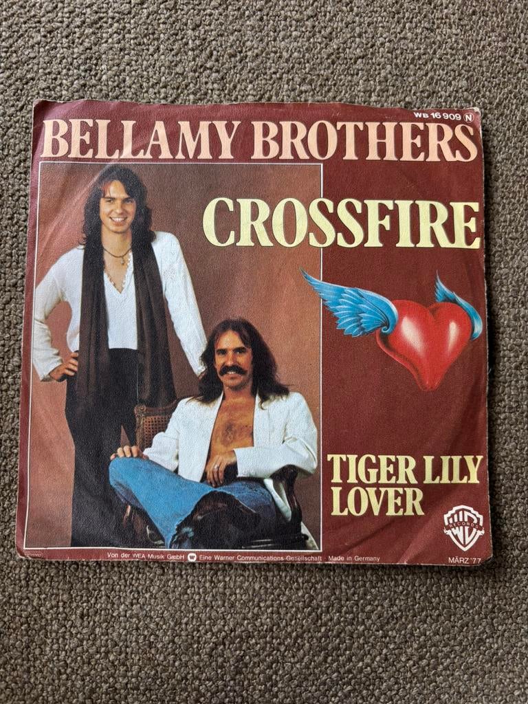 Bellamy Brothers - Crossfire, Ophalen of Verzenden, Gebruikt, Pop