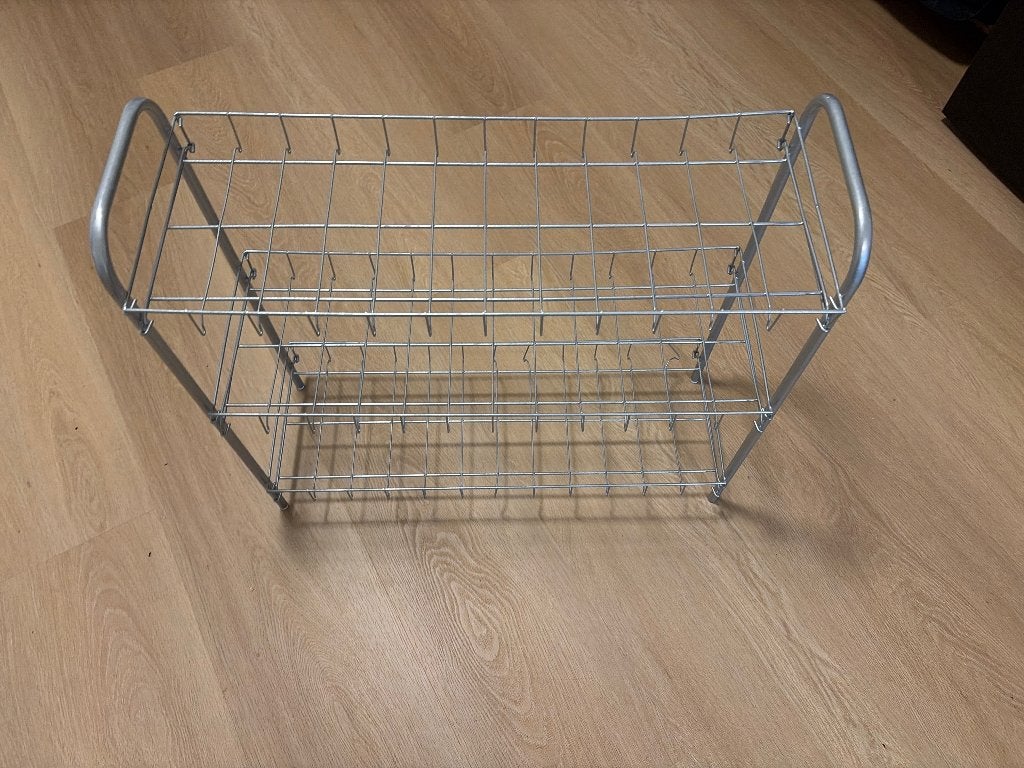 Metalen schoenenrek - 3 lagen, Ophalen of Verzenden, Gebruikt