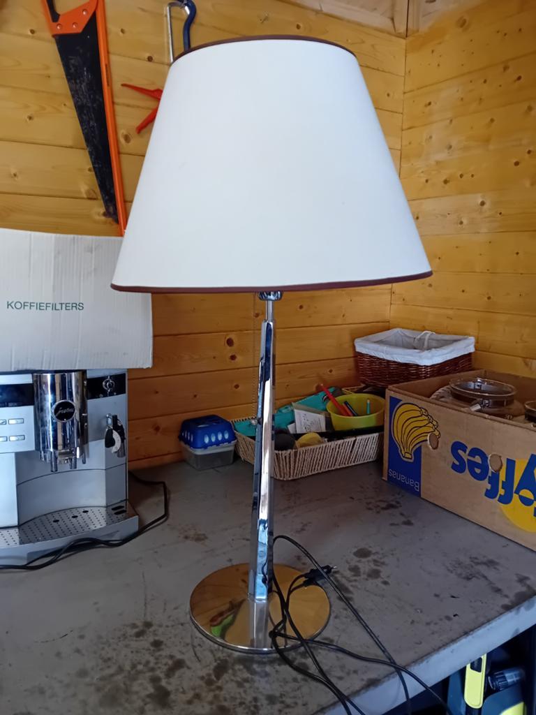 Schemerlamp met trekkoord, ca. 80 cm hoog, Ophalen of Verzenden