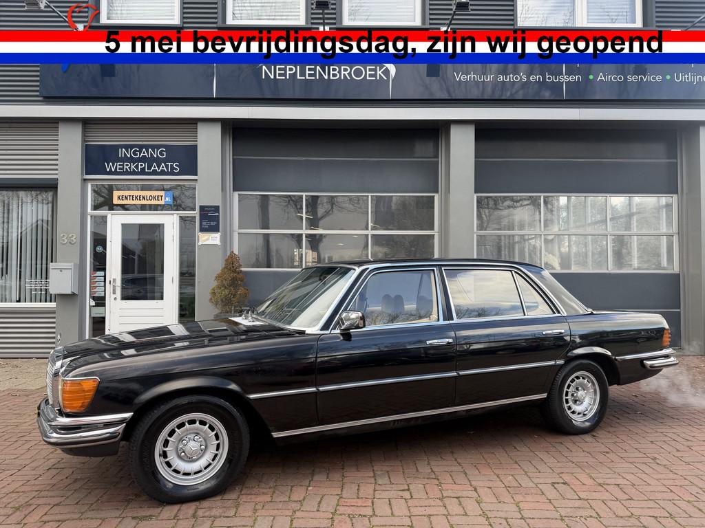 Mercedes-Benz S-Klasse 450 SEL V8 (1974) – Belastingvrij |, Automaat, Beige, 4520 cc, Zwart