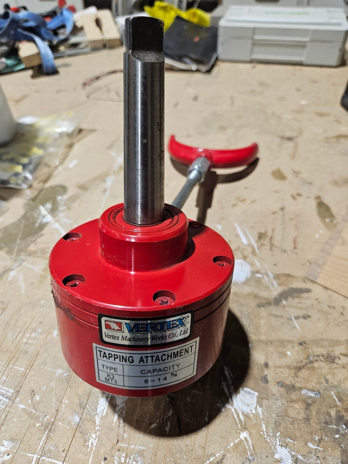 Vertex Tapping Attachment - Boor-/Tapmachine Hulpstuk, Ophalen of Verzenden, Zo goed als nieuw