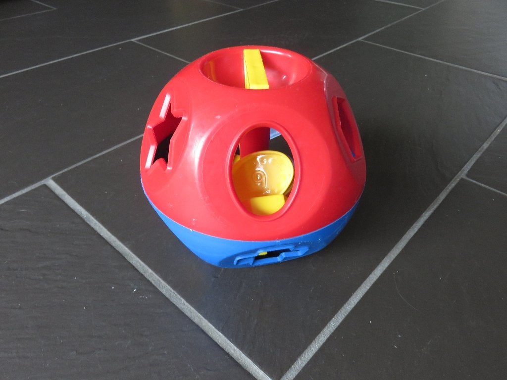 Tupperware hollebal vormenbal met 10 blokken., Ophalen of Verzenden, Gebruikt, Overige typen