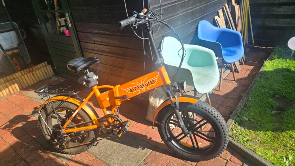 Engwe opvouwbare elektrische fiets, Gebruikt, Minder dan 47 cm, 30 tot 50 km per accu, Ophalen