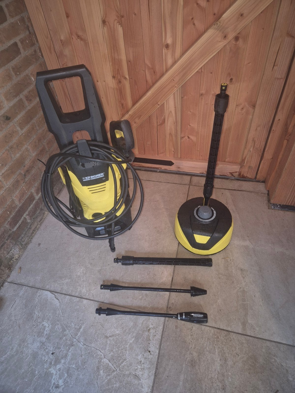 Kärcher K3 Hogedrukreiniger met Terrasreiniger en Accessoire