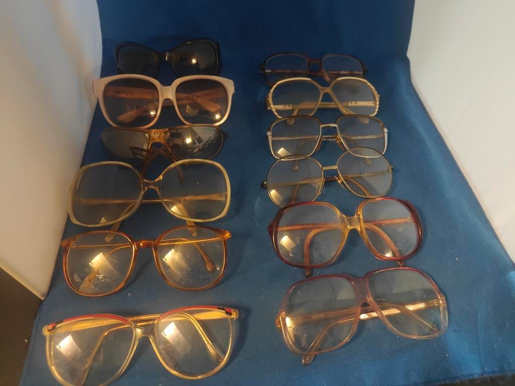 Verzameling Vintage Dames Brillen en Zonnebrillen, Sieraden, Tassen en Uiterlijk, Zonnebrillen en Brillen | Dames, Ophalen of Verzenden
