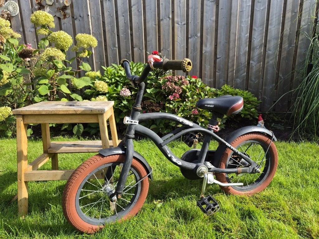 Jongens fiets 14 inch - cross fiets - 2cycle cruiser, Fietsen en Brommers, Terugtraprem, Gebruikt, 14 inch of minder, Ophalen