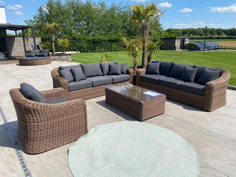 Design loungesets zeer royaal, Ophalen of Verzenden, Nieuw