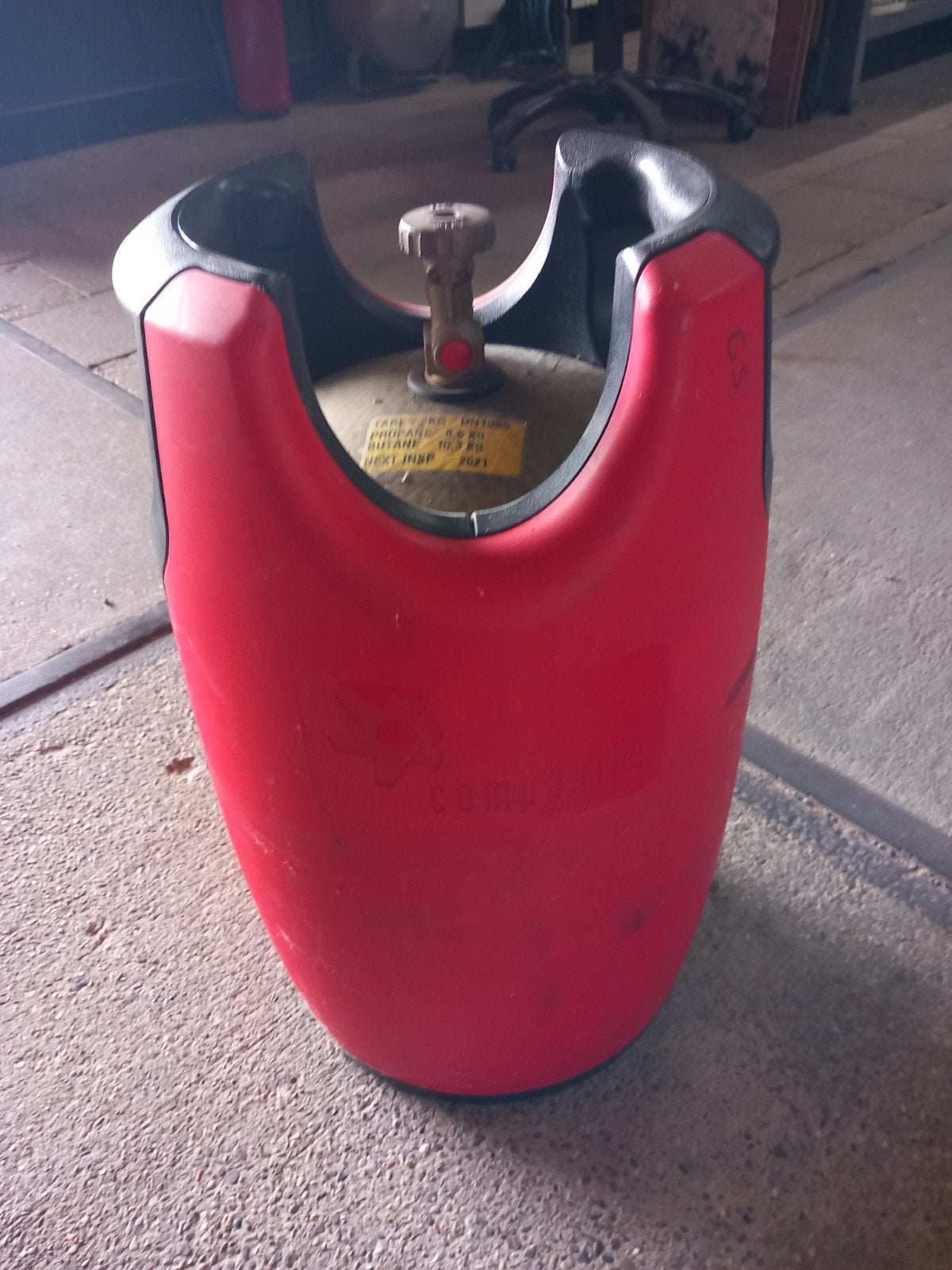 composiet gasfles 20,6 ltr  € 25., Ophalen