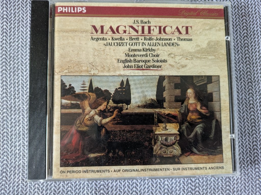Bach - Magnificat / Jauchzet Gott in allen Landen - Philips, Gebruikt, Ophalen of Verzenden, Barok, Vocaal