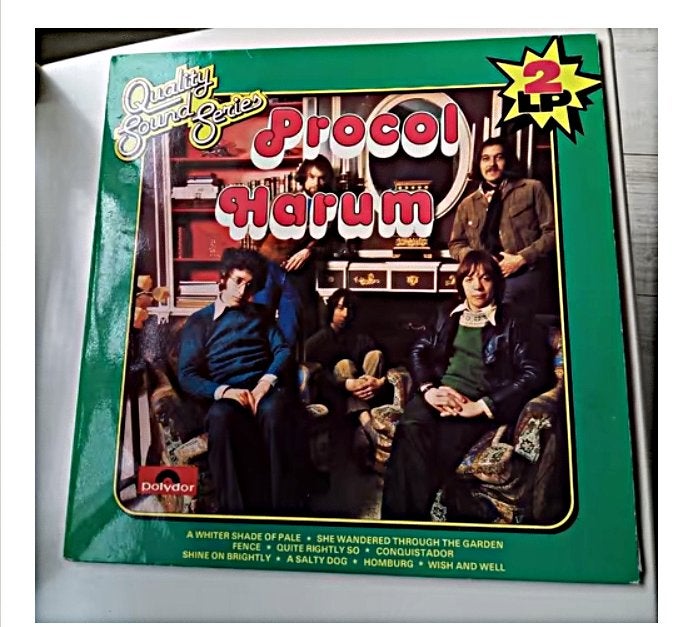 original dubbel lp-procol harem- quality series *1977*, Cd's en Dvd's, Vinyl | Pop, Gebruikt, Pop, Ophalen of Verzenden, 12 inch