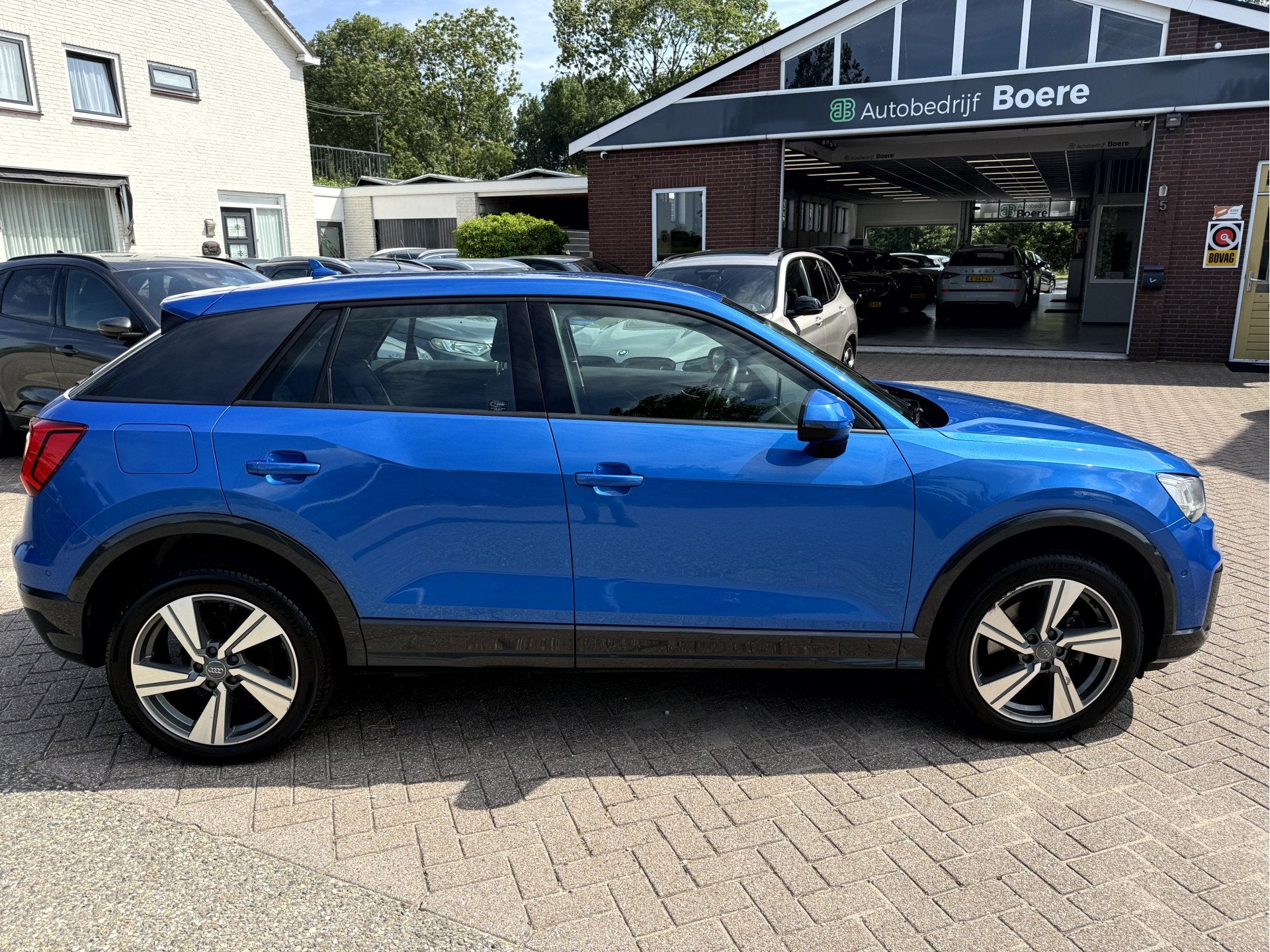 Audi Q2 1.4 TFSI 150pk Design NLAuto, Virt.Dash, Stoelverwar, Gebruikt, 4 cilinders, 150 pk, Blauw