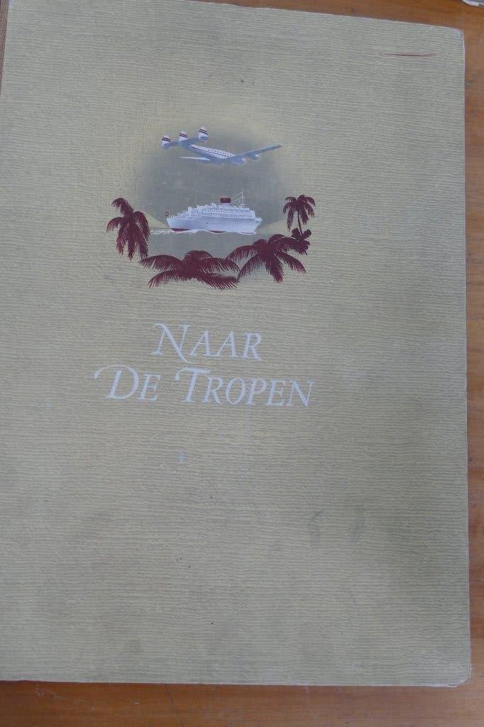 Naar de tropen (plaatjesalbum van Douwe Egberts), Ophalen of Verzenden, Gelezen, Plaatjesalbum