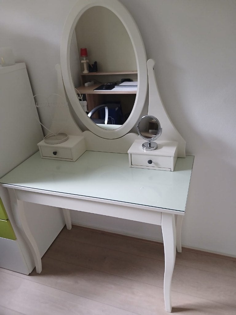 Ikea makeuptafel kaptafel, Ophalen, Zo goed als nieuw, 50 tot 100 cm, Minder dan 100 cm