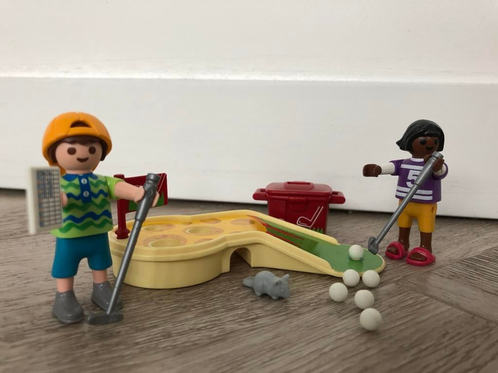 Playmobil Minigolf 9439 - Complete Set, Ophalen of Verzenden, Zo goed als nieuw, Complete set