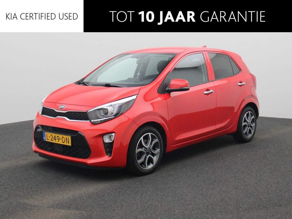 Kia Picanto 1.0 DPi DynamicPlusLine | Climate Control | Navi, Stof, Gebruikt, 4 stoelen, Origineel Nederlands
