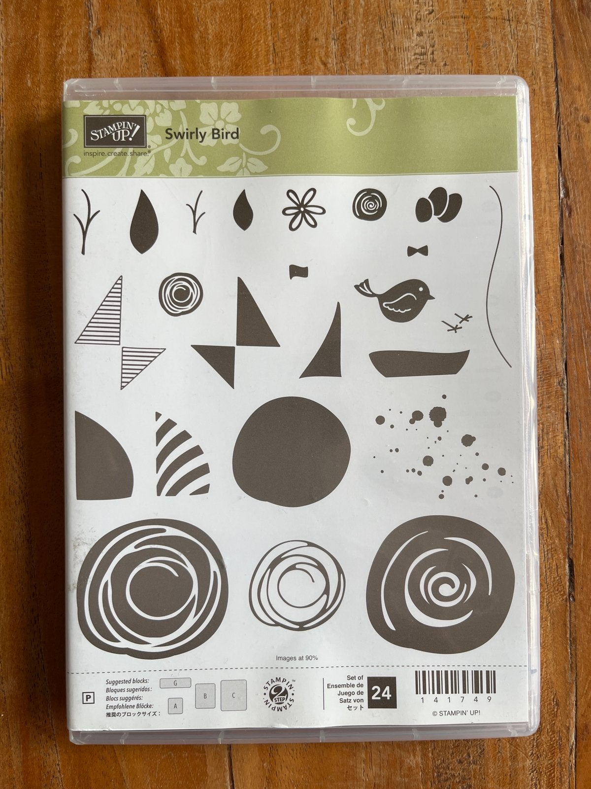 Stampin' Up! Swirly Bird stempelset, Ophalen of Verzenden, Nieuw, Clearstamp