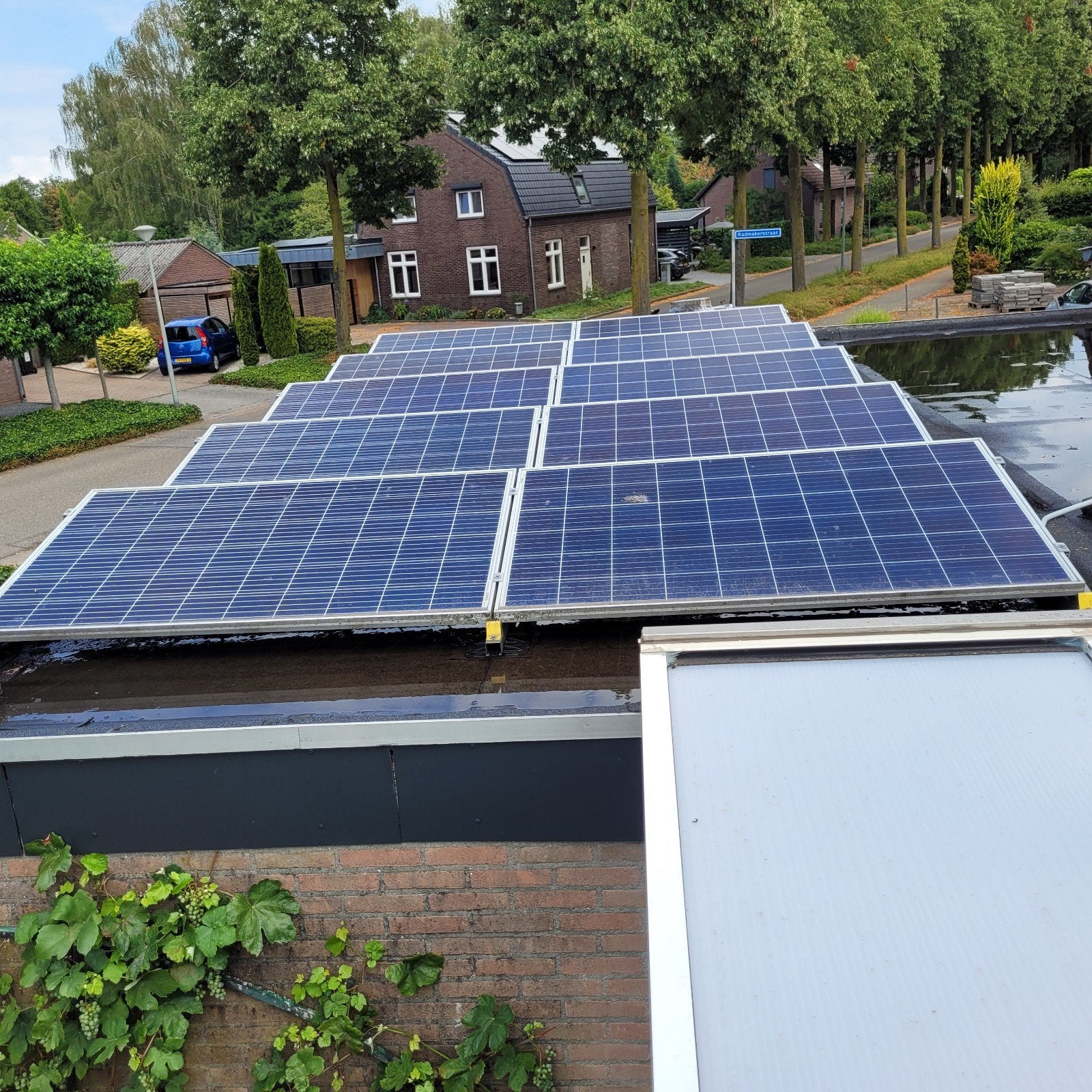 10 zonnepanelen, Ophalen, Gebruikt, Compleet systeem