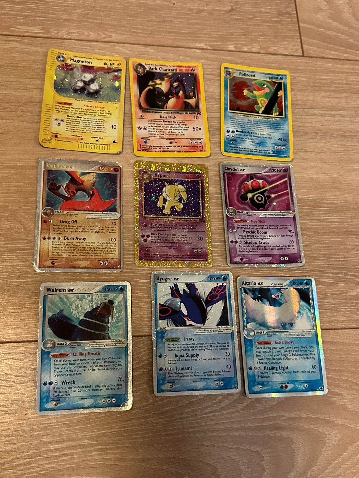 Mooie oude Pokémon kaarten collectie | Vintage, Holo, EX, Ophalen of Verzenden, Gebruikt, Meerdere kaarten