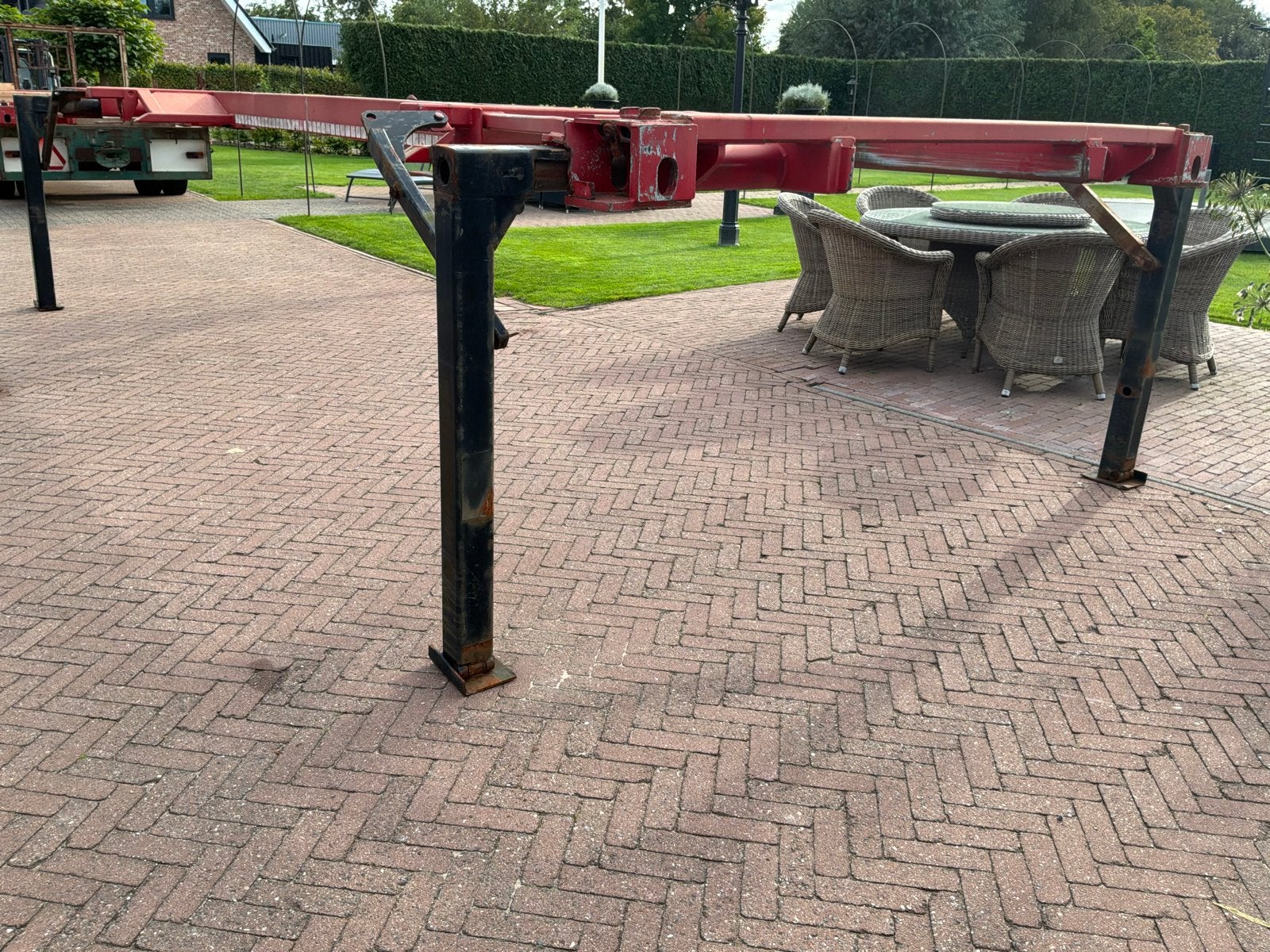 Van Hool Frame voor twistlock zeecontainer, Ophalen, Gebruikt, Overige merken, Overige Auto-onderdelen