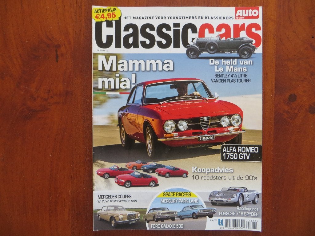 Classic Cars 13: Alfa Romeo 1750 GTV, Bentley 4,5 Litre, Boeken, Auto's | Folders en Tijdschriften, Zo goed als nieuw, Alfa Romeo