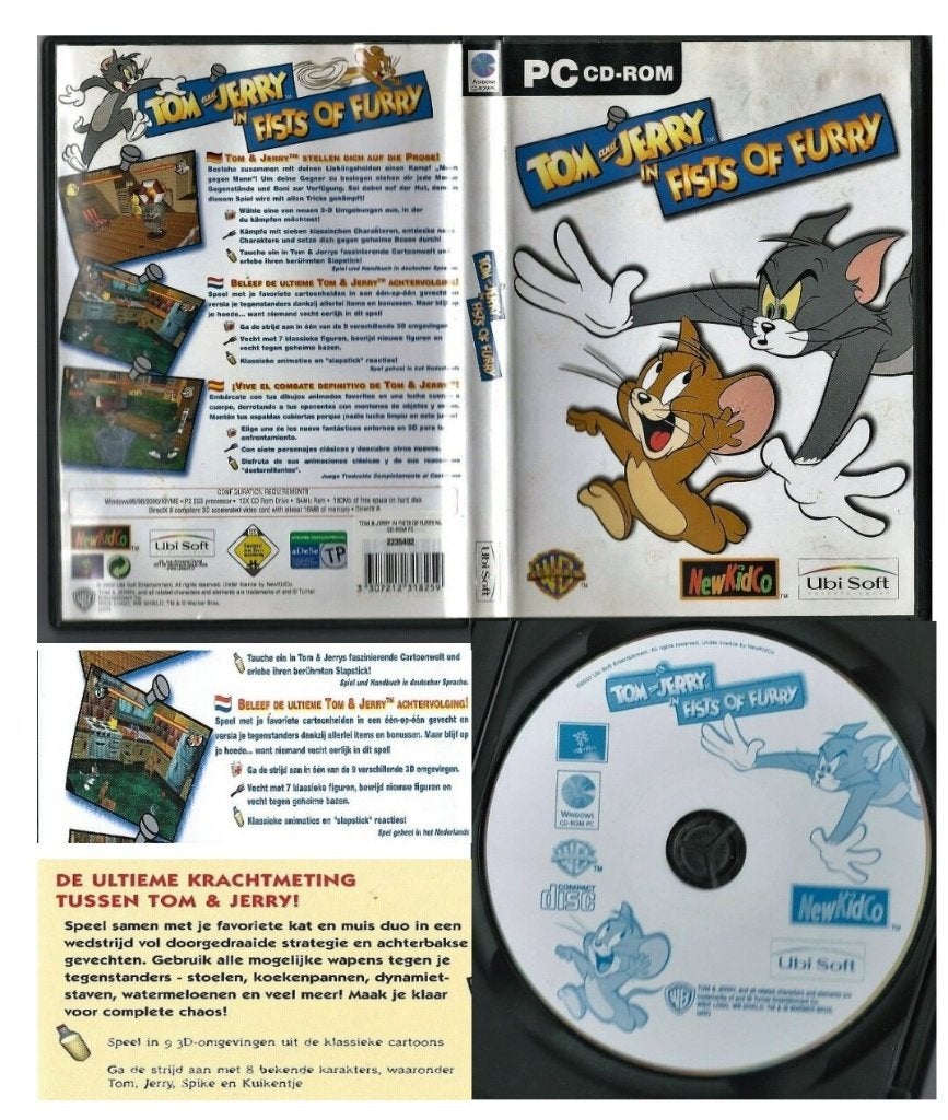 tom and jerry in fists of furry videogame, Spelcomputers en Games, Avontuur en Actie, 1 speler, Eén computer, Ophalen of Verzenden