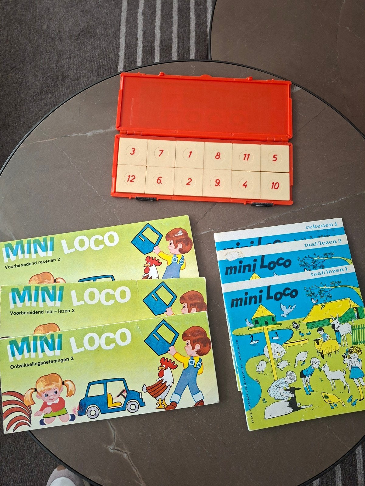 Mini Loco met diverse boekjes - Educatief spel, Ophalen of Verzenden, Gebruikt, Puzzelen