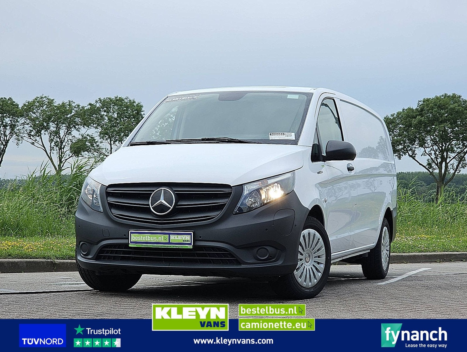 MERCEDES-BENZ EVITO l2 280km wltp 60kwh!, Auto's, Automaat, Gebruikt, Wit, 2295 kg