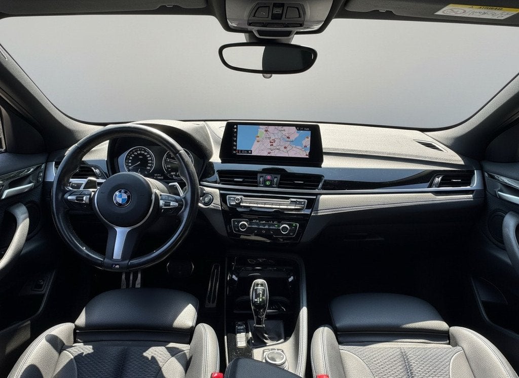 BMW X2 M35iA 306PK HIGH EXECUTIVE M-SPORT HALF-LEDER/NAVI/HE, Auto's, BMW, X2, Gebruikt, 4 cilinders, Leder en Stof