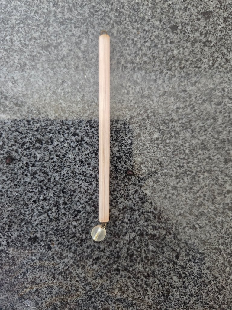 Glazen prisma staafjes kroonluchter, Ophalen of Verzenden, Gebruikt, Glas