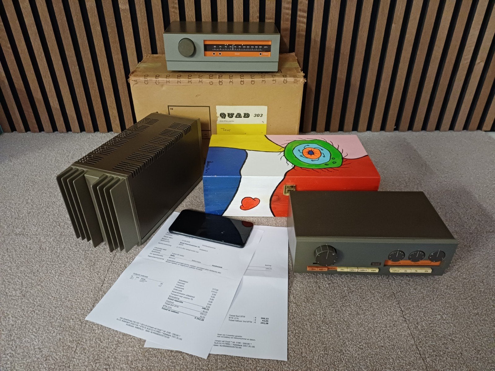 Quad 33/FM3/303 Versterker Set - Topstaat, Uniek!, Ophalen of Verzenden, Zo goed als nieuw, Overige merken