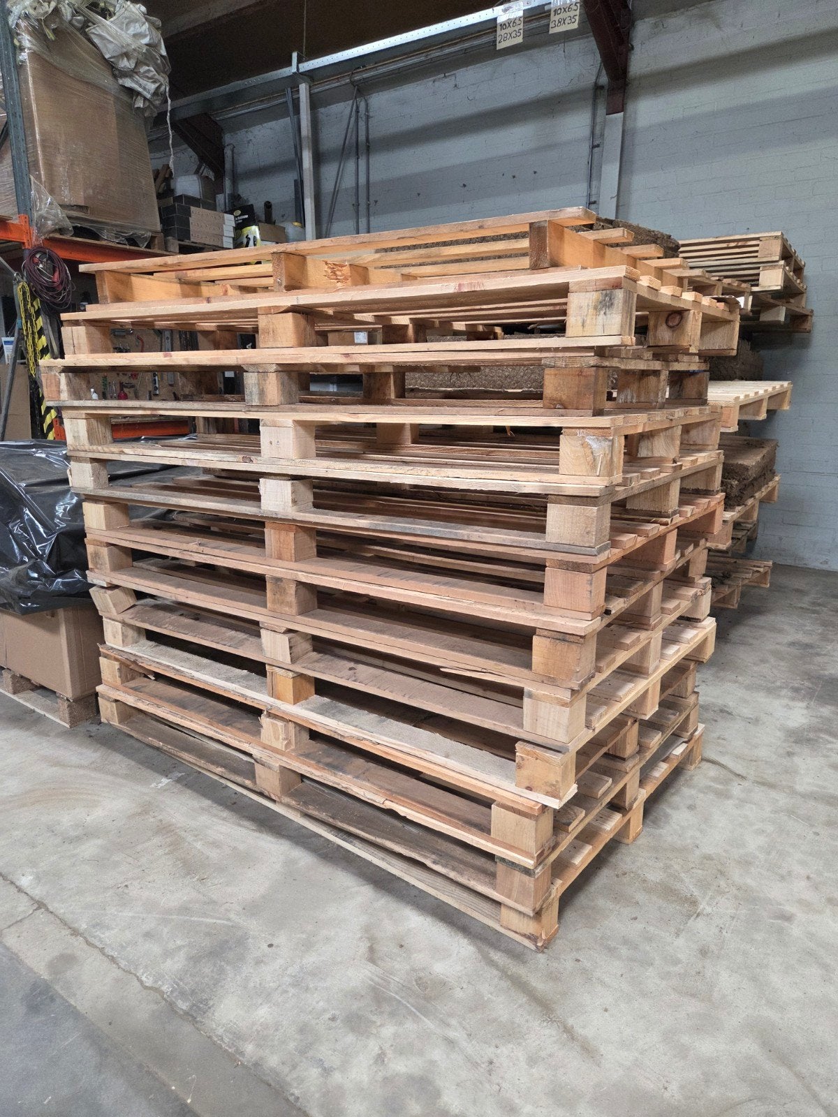 Stevige houten pallets 120x180 cm - Per stuk of 10 stuks, Ophalen, Gebruikt, Hout