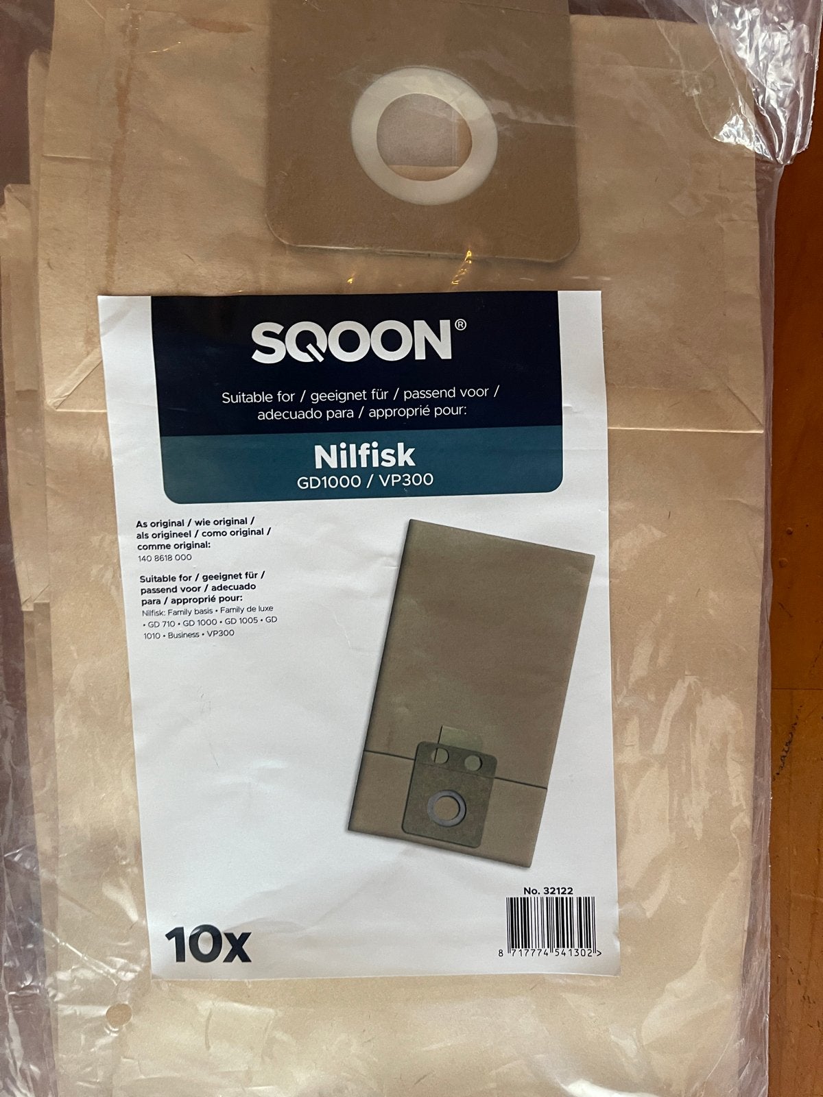 Stofzuigerzakken voor Nilfisk GD1000/VP300 (8 stuks), Inclusief accessoires, Overige typen, Nieuw, Ophalen