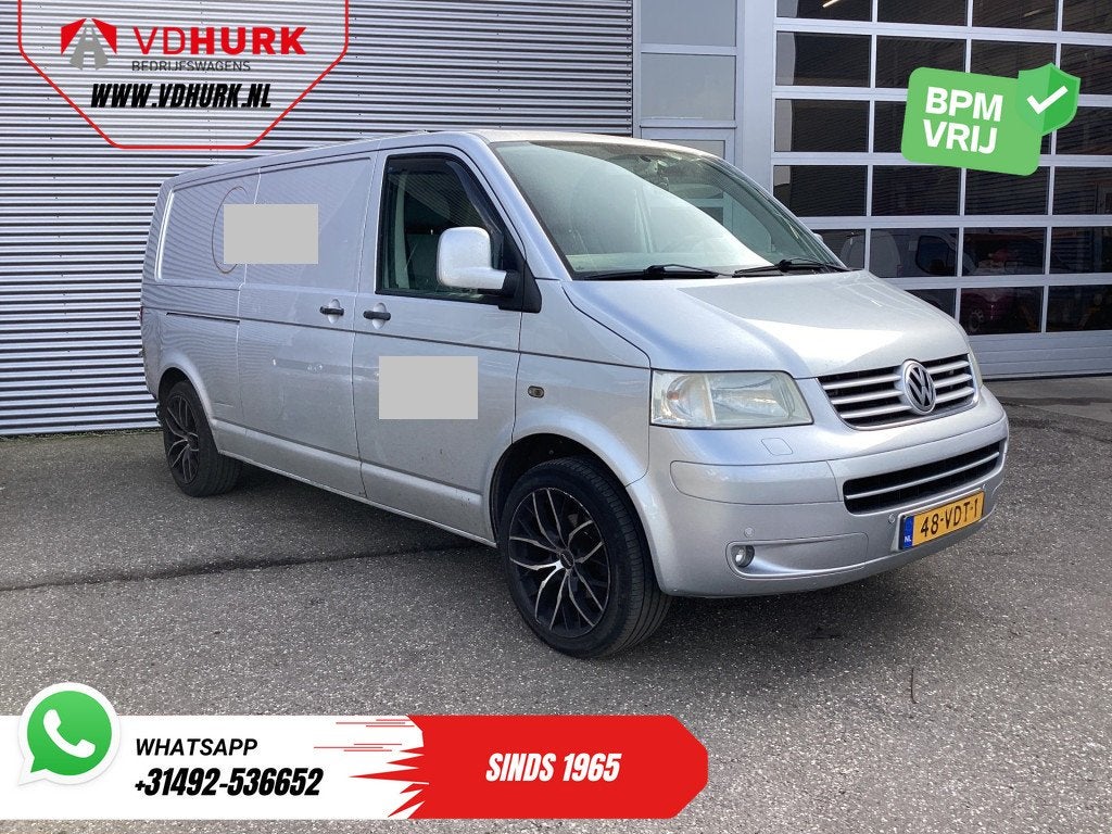 Volkswagen Transporter 2.5 TDI 131 pk DSG Aut. L2 EXPORT 2.5, Auto's, Stof, Gebruikt, Volkswagen, Origineel Nederlands