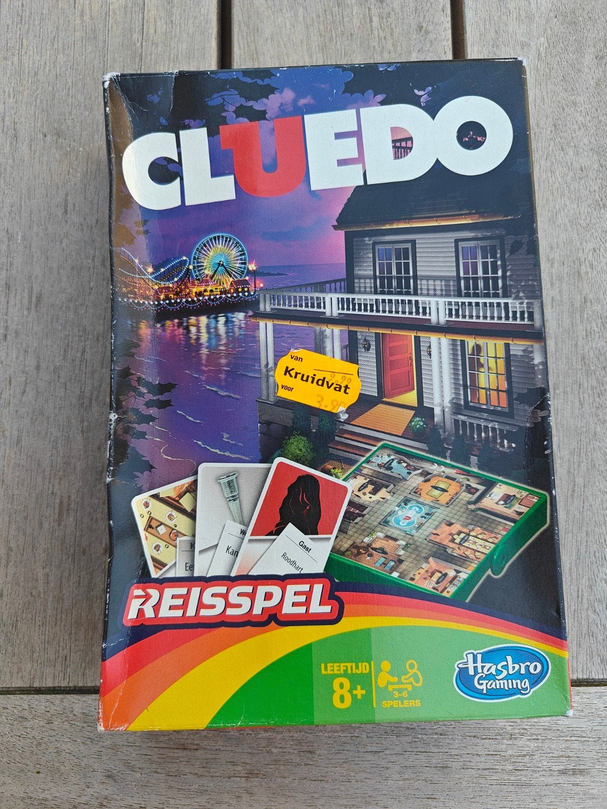 Cluedo Reisspel - Compacte Detectivespel voor Onderweg, Hobby en Vrije tijd, Gezelschapsspellen | Bordspellen, Ophalen of Verzenden