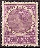 Suriname NVPH nr 53 ongebruikt Koningin Wilhelmina 1907, Ophalen of Verzenden, Postfris
