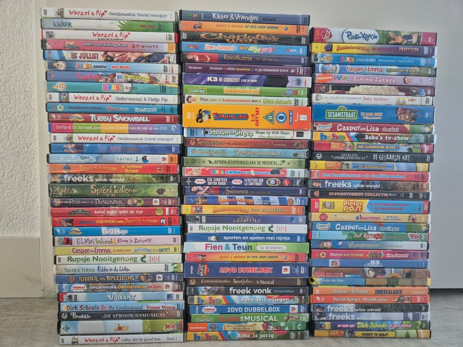 Grote collectie kinderfilms en series op DVD, Avontuur, Gebruikt, Alle leeftijden, Boxset