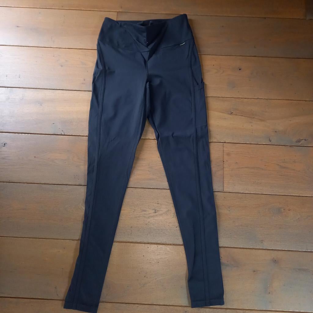 Goldbergh stretch compressie broek maat M, Verzenden, Zwart, Zo goed als nieuw, Maat 36 (S)