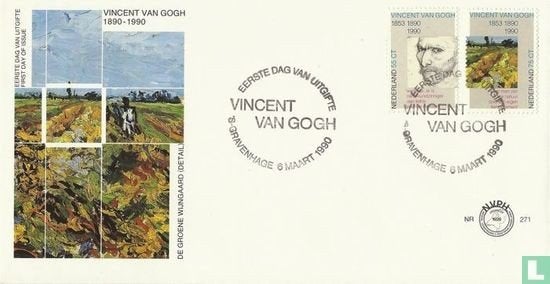 FDC E271 Vincent van Gogh 1990 NL onbeschreven, Ophalen of Verzenden, Nederland