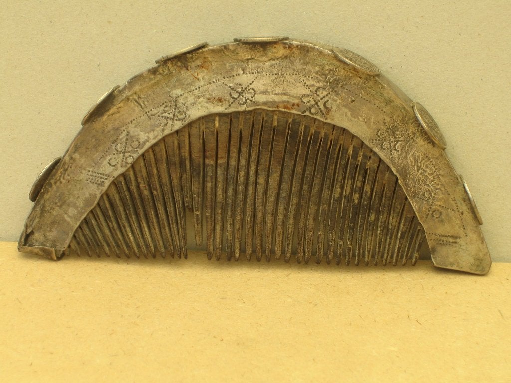 Antieke Timor Buffalo Horn Kam, VOC, West-Timor, Indonesië, Antiek en Kunst, Ophalen of Verzenden